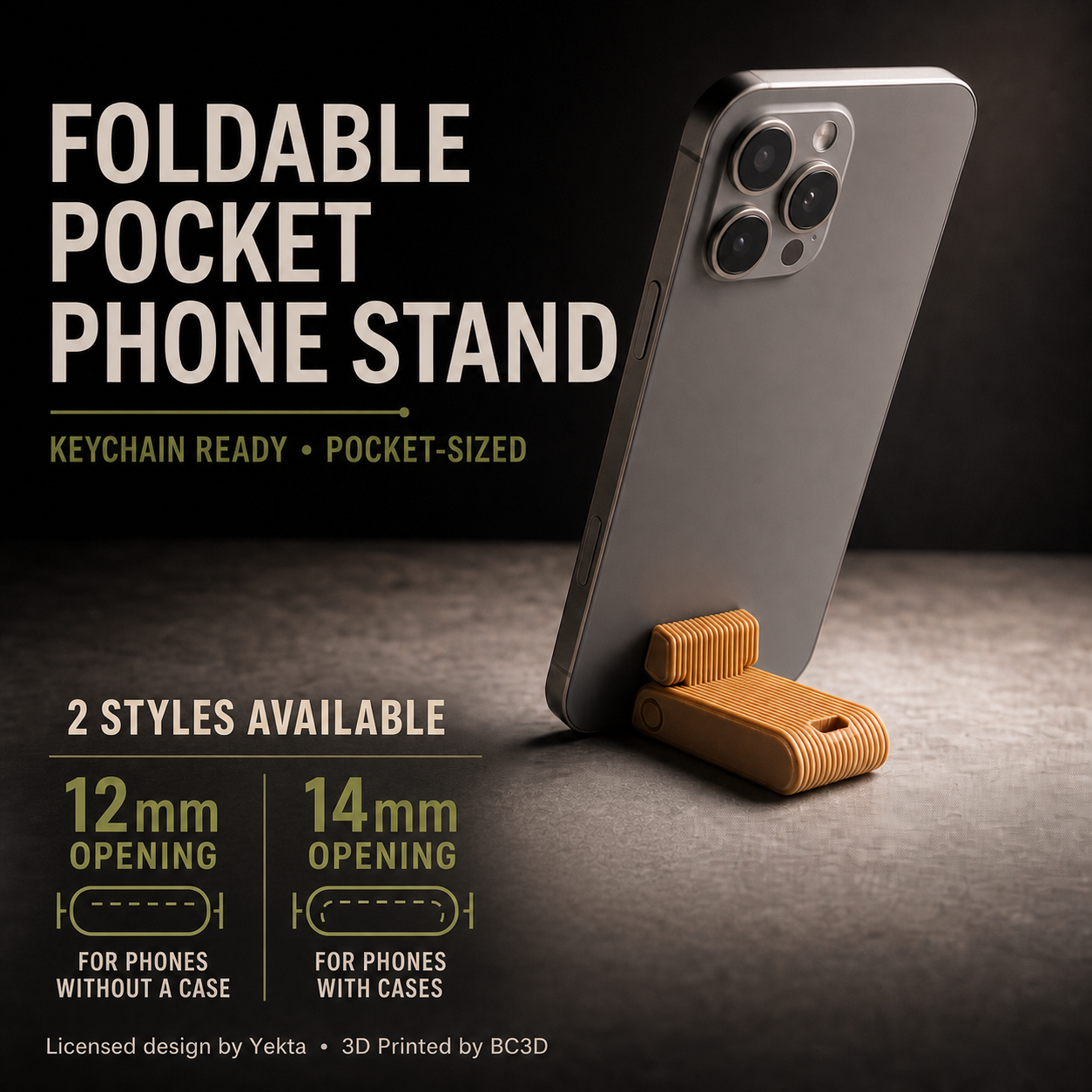 Foldable Small Smartphone Stand | Pocket Stand