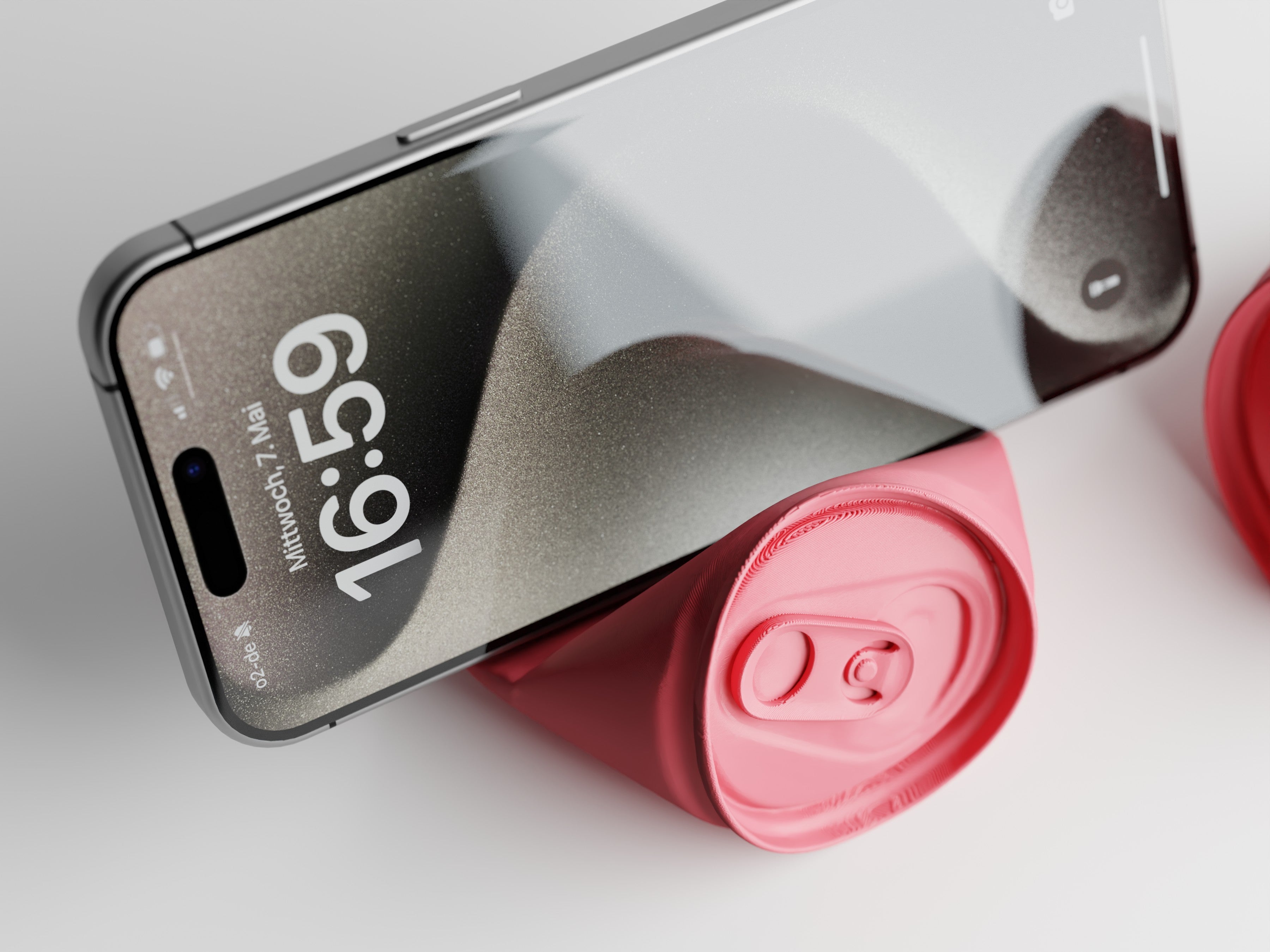 Soda Can Phone Stand