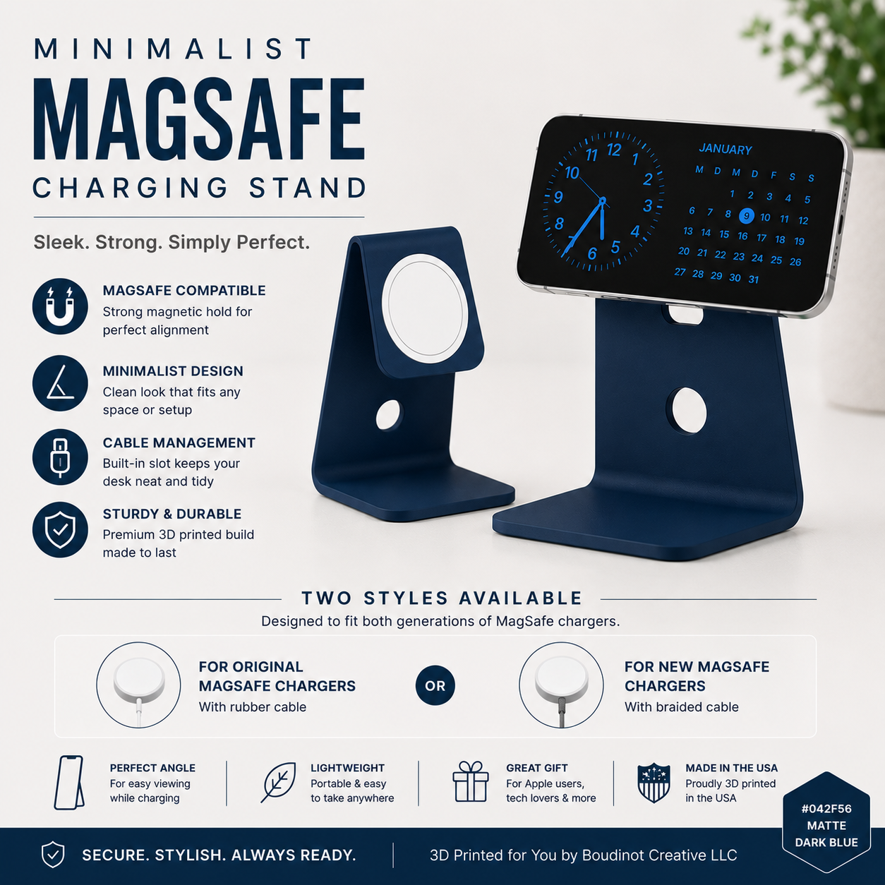 Minimalist MagSafe Stand - 3D Printed