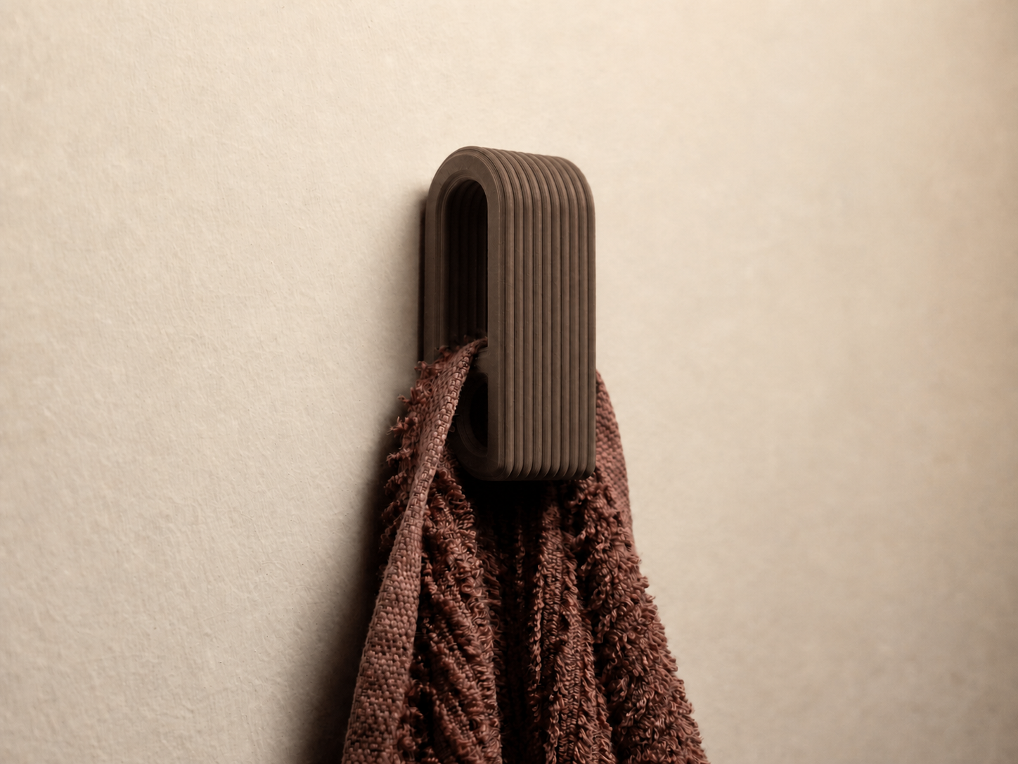 Pressure-Locked Towel Hanger | Auto-Locking Wall Towel Holder