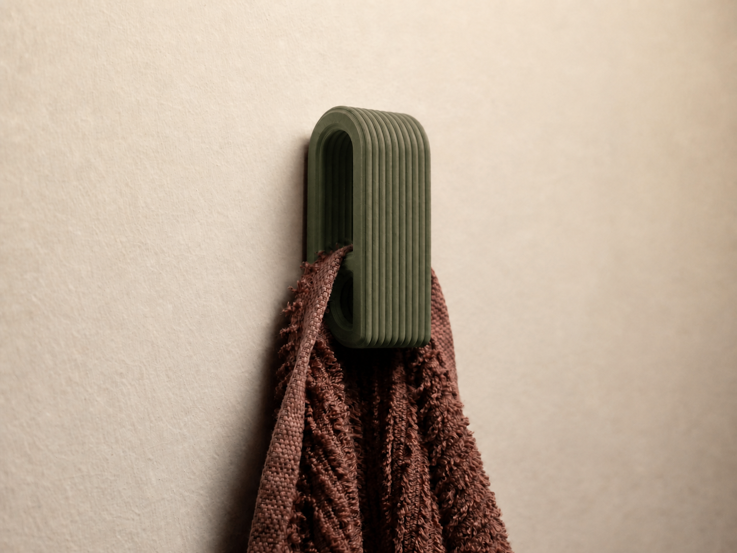 Pressure-Locked Towel Hanger | Auto-Locking Wall Towel Holder