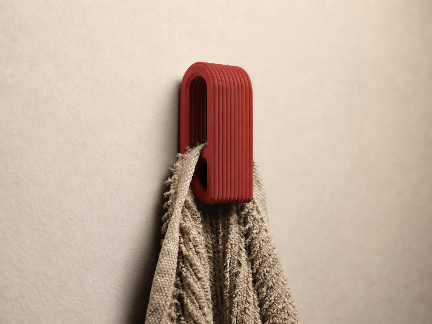 Pressure-Locked Towel Hanger | Auto-Locking Wall Towel Holder