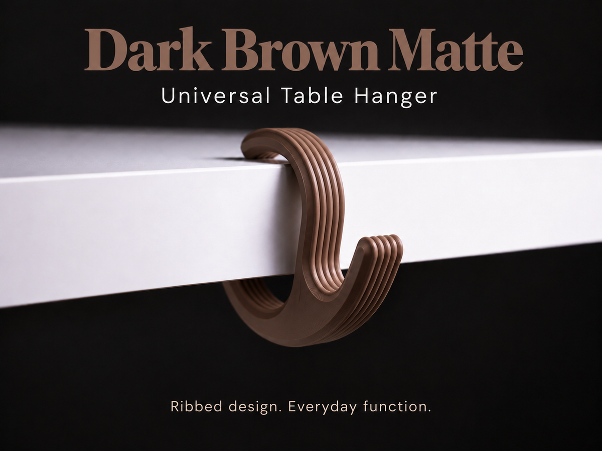 Universal Bag Hanger for Table or Desk | Purse, Backpack & Tote Hook ~ Regular or Longer