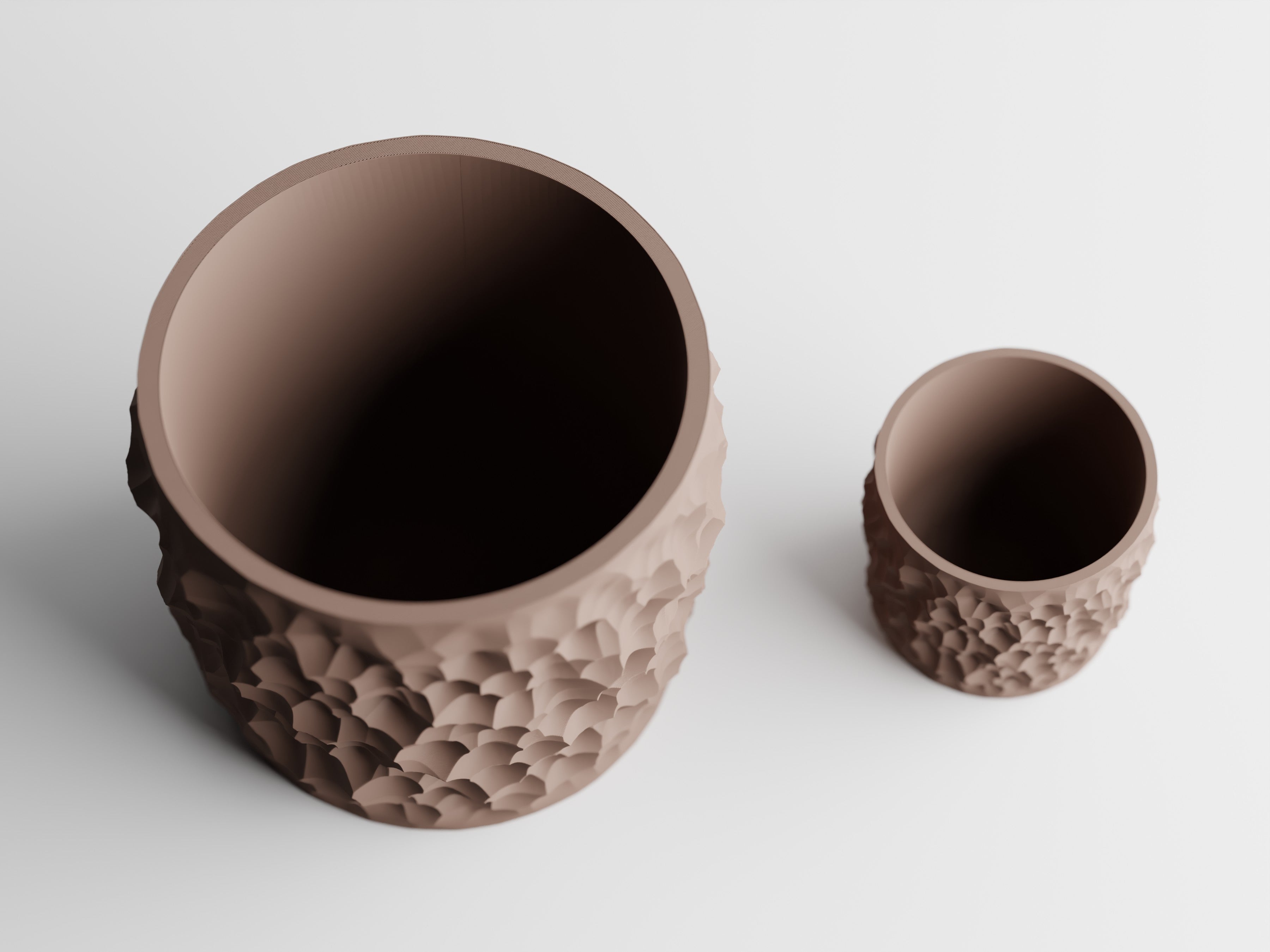 Cratera Geometric Planter – Modern 3D Printed Indoor Plant Pot