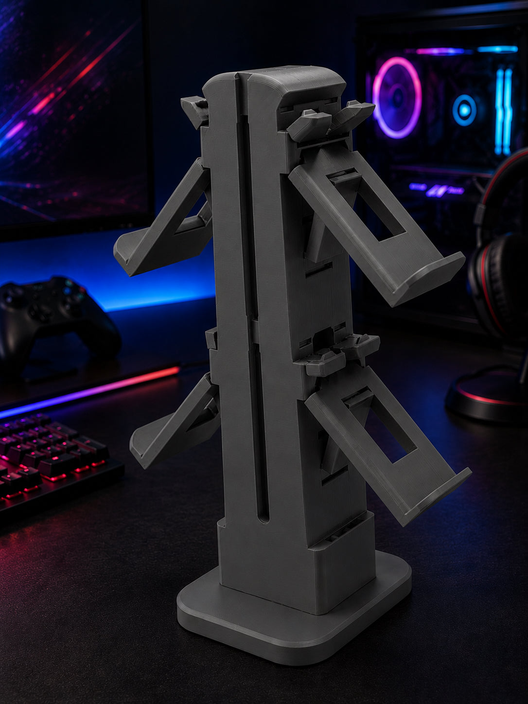 Gaming Tower Gen 2 Controller & Headset Organizer