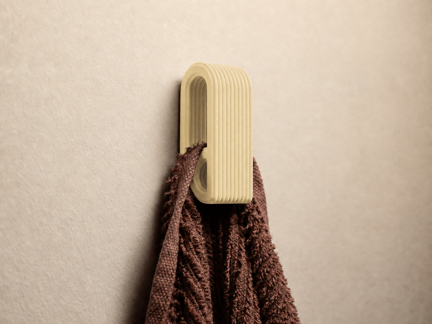 Pressure-Locked Towel Hanger | Auto-Locking Wall Towel Holder