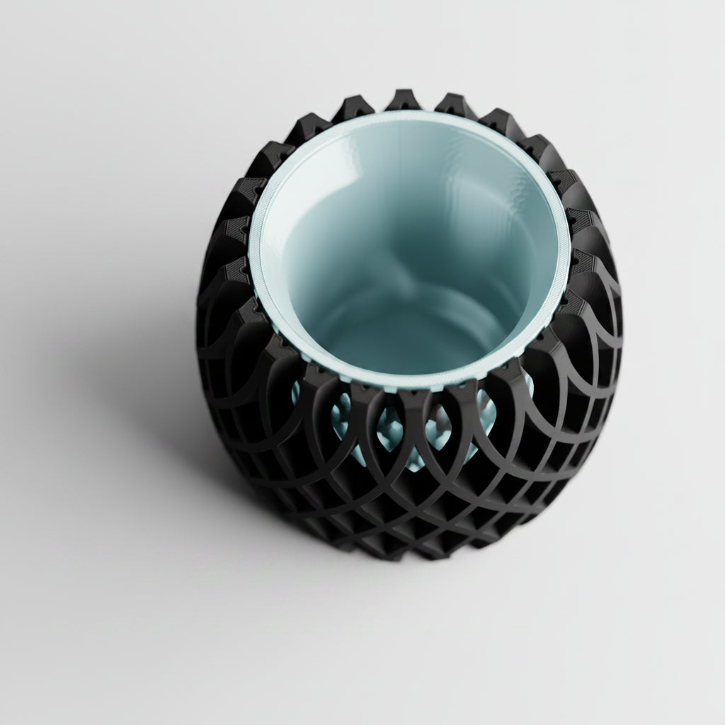 Interweave Planter – Two Part 3D Printed Modern Planter
