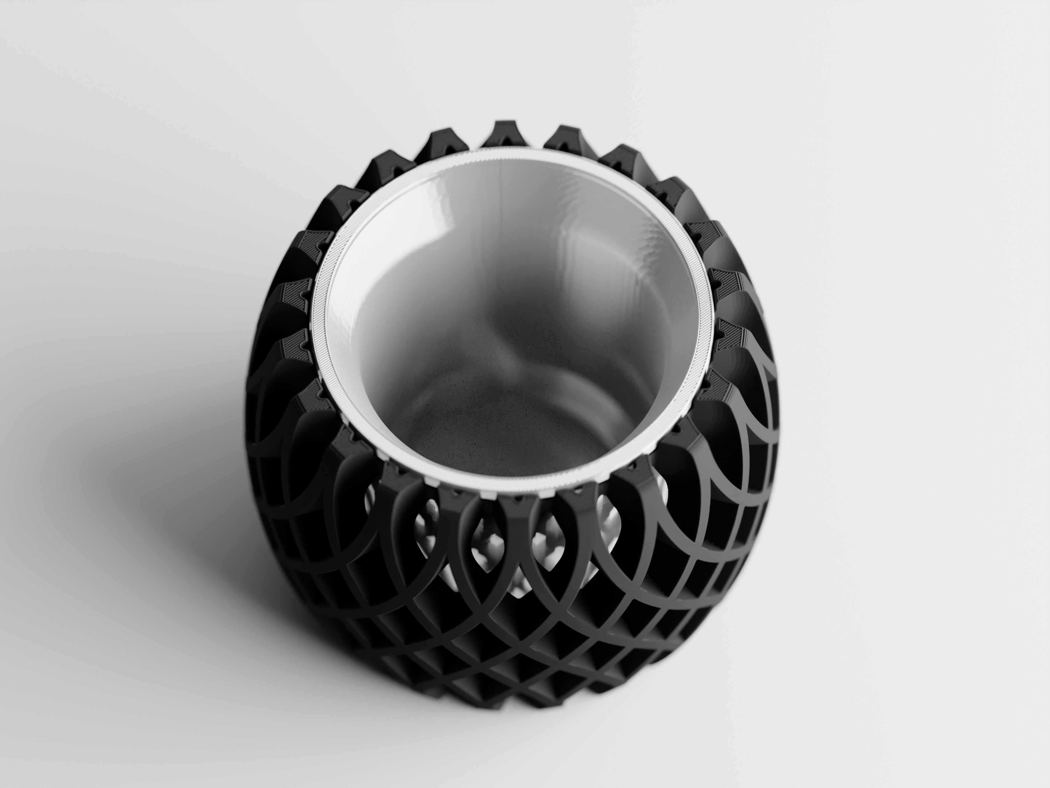 Interweave Planter – Two Part 3D Printed Modern Planter