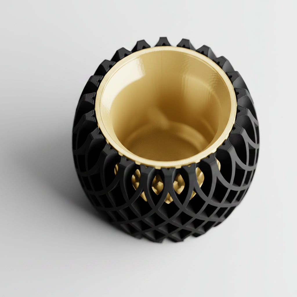 Interweave Planter – Two Part 3D Printed Modern Planter