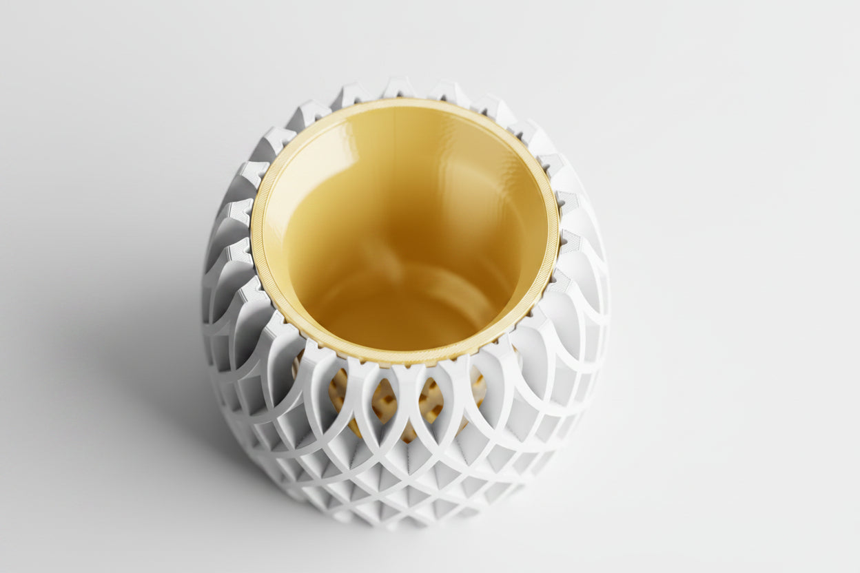 Interweave Planter – Two Part 3D Printed Modern Planter