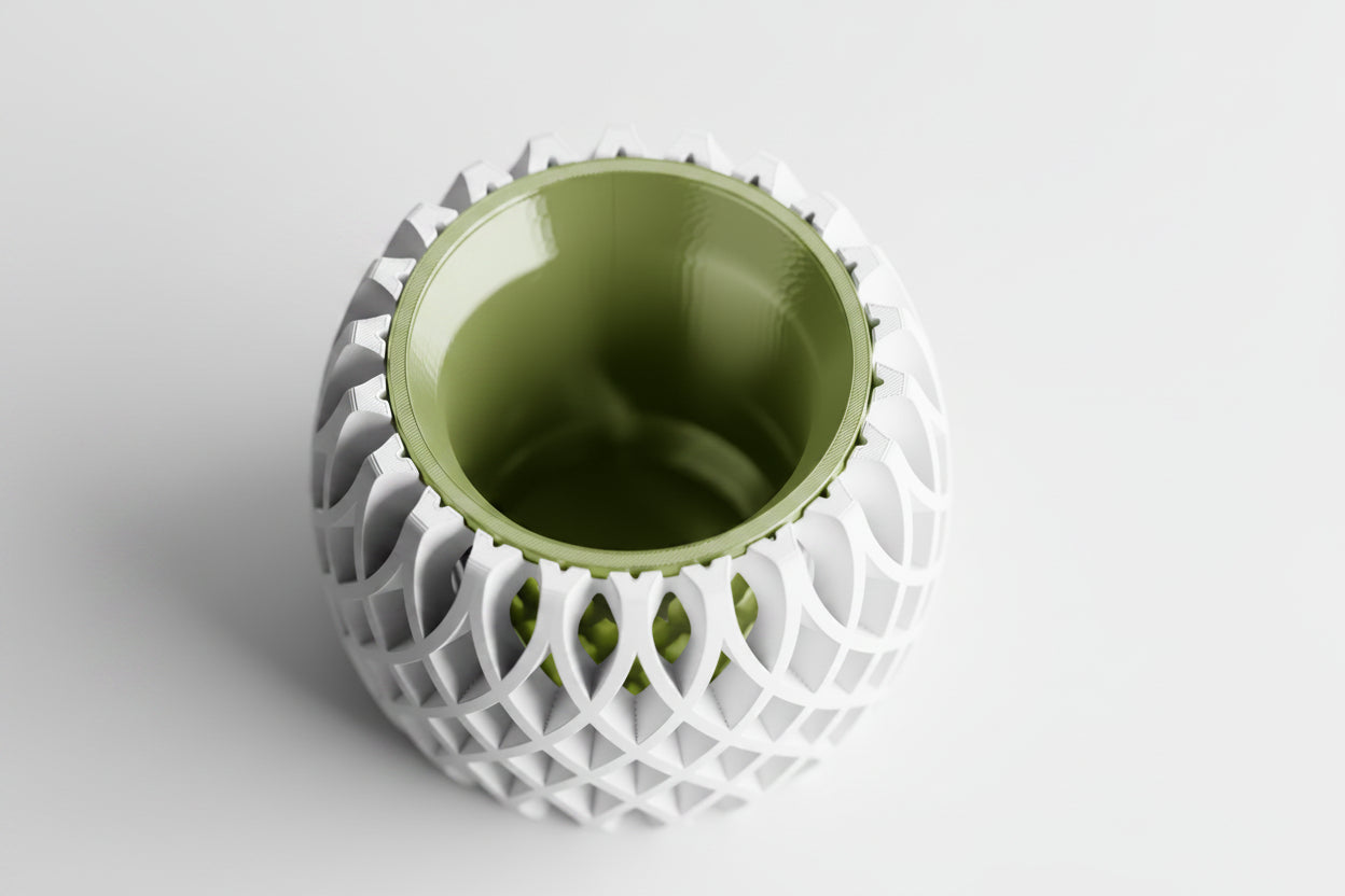 Interweave Planter – Two Part 3D Printed Modern Planter
