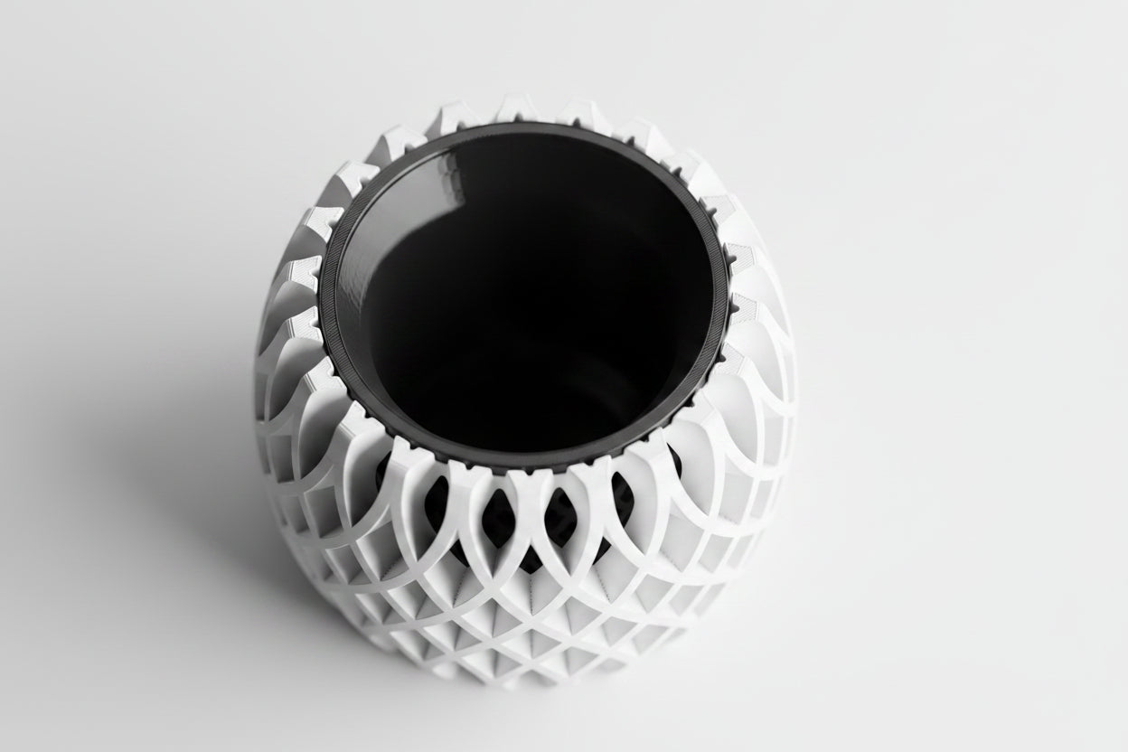 Interweave Planter – Two Part 3D Printed Modern Planter