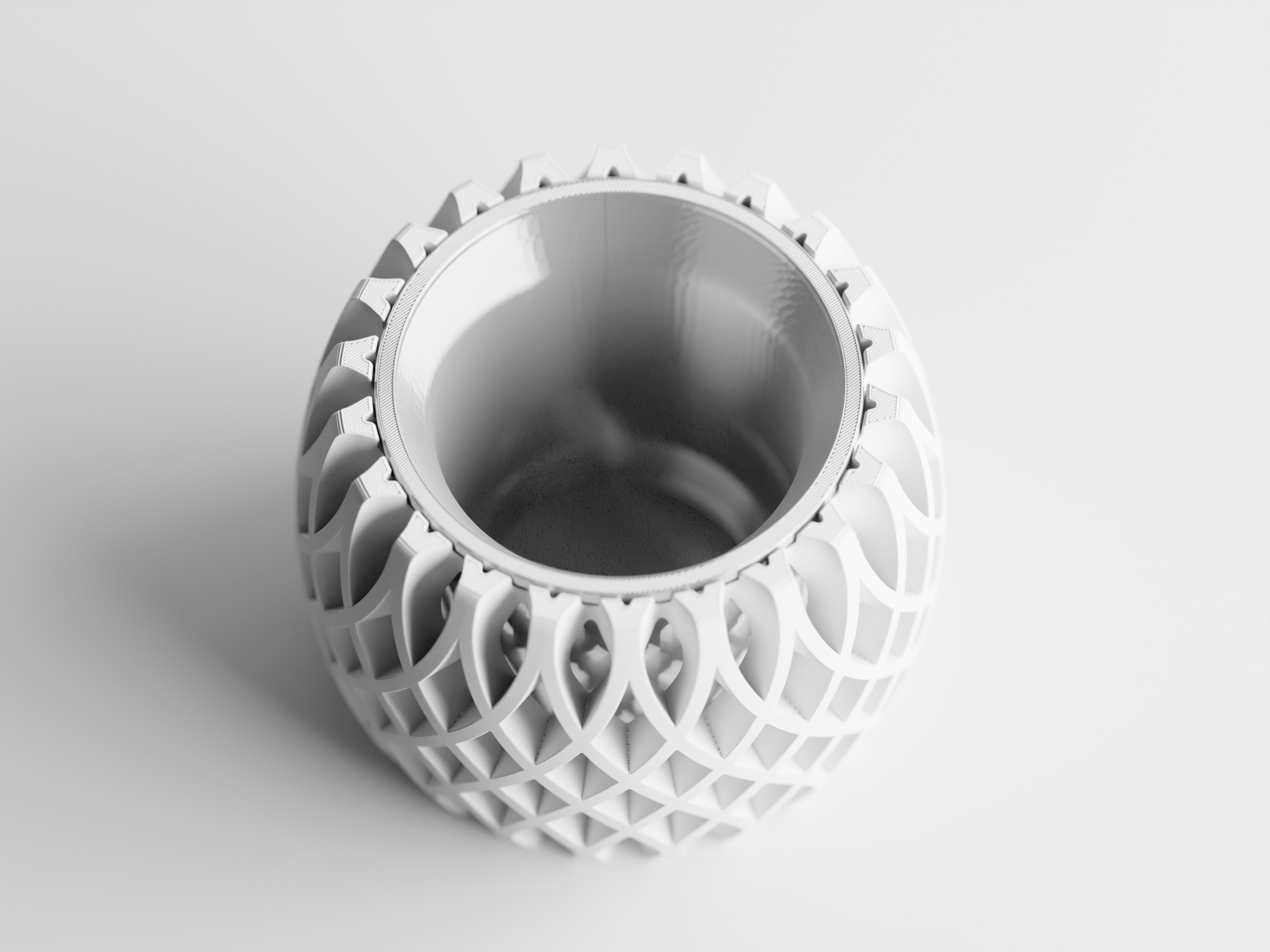 Interweave Planter – Two Part 3D Printed Modern Planter