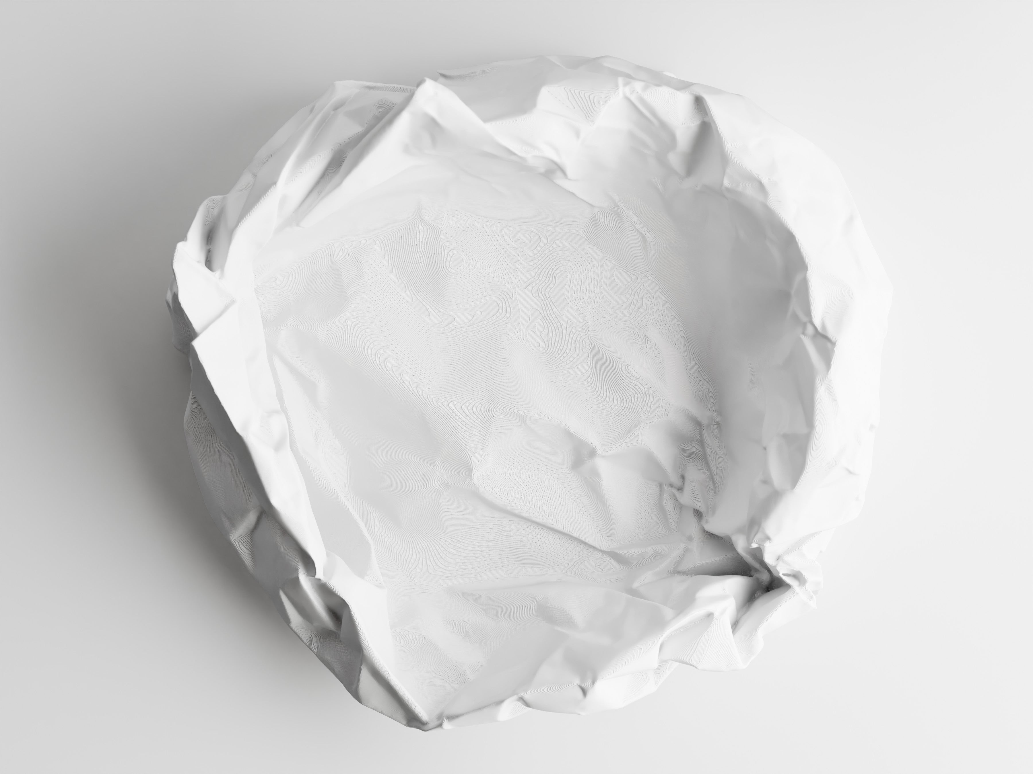 Crumpled Paper Bowl