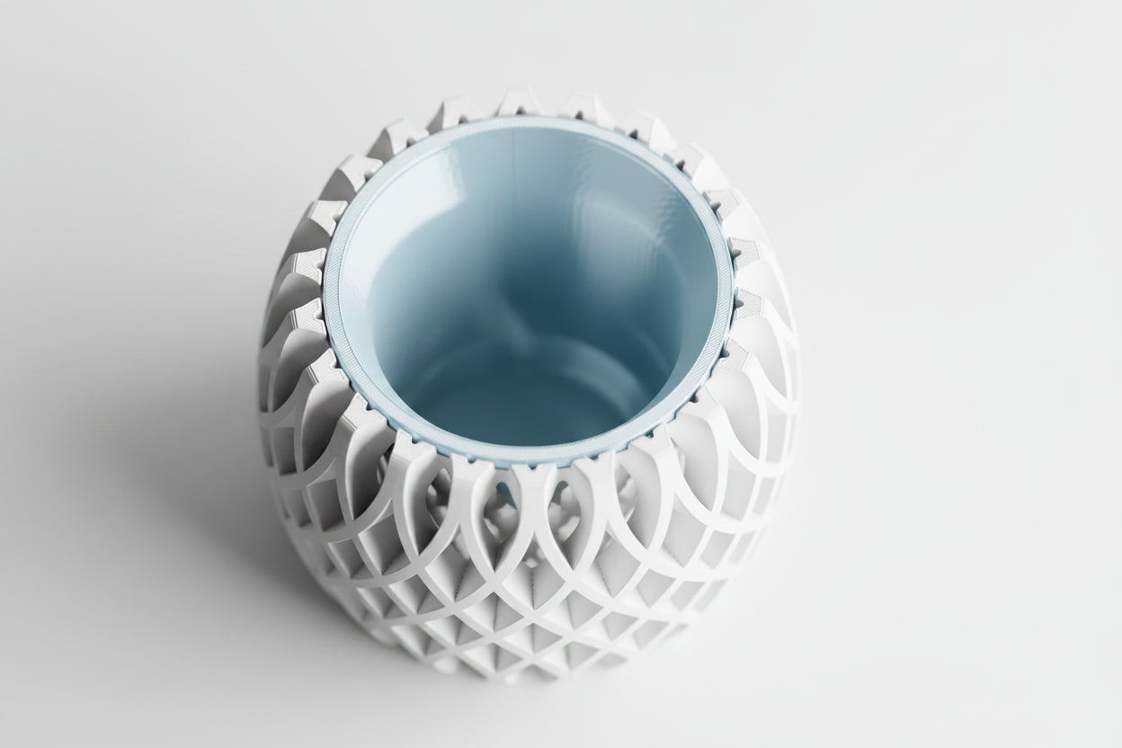 Interweave Planter – Two Part 3D Printed Modern Planter