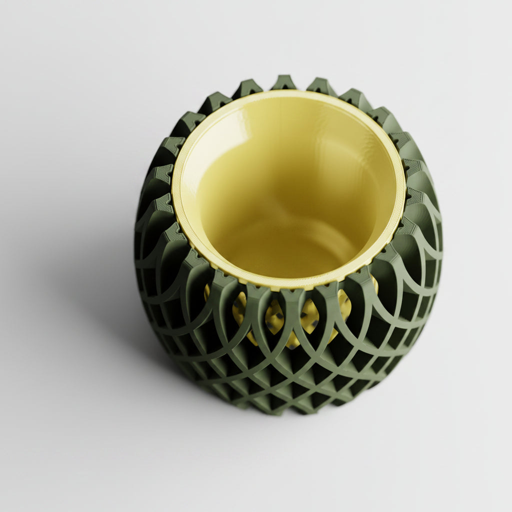 Interweave Planter – Two Part 3D Printed Modern Planter