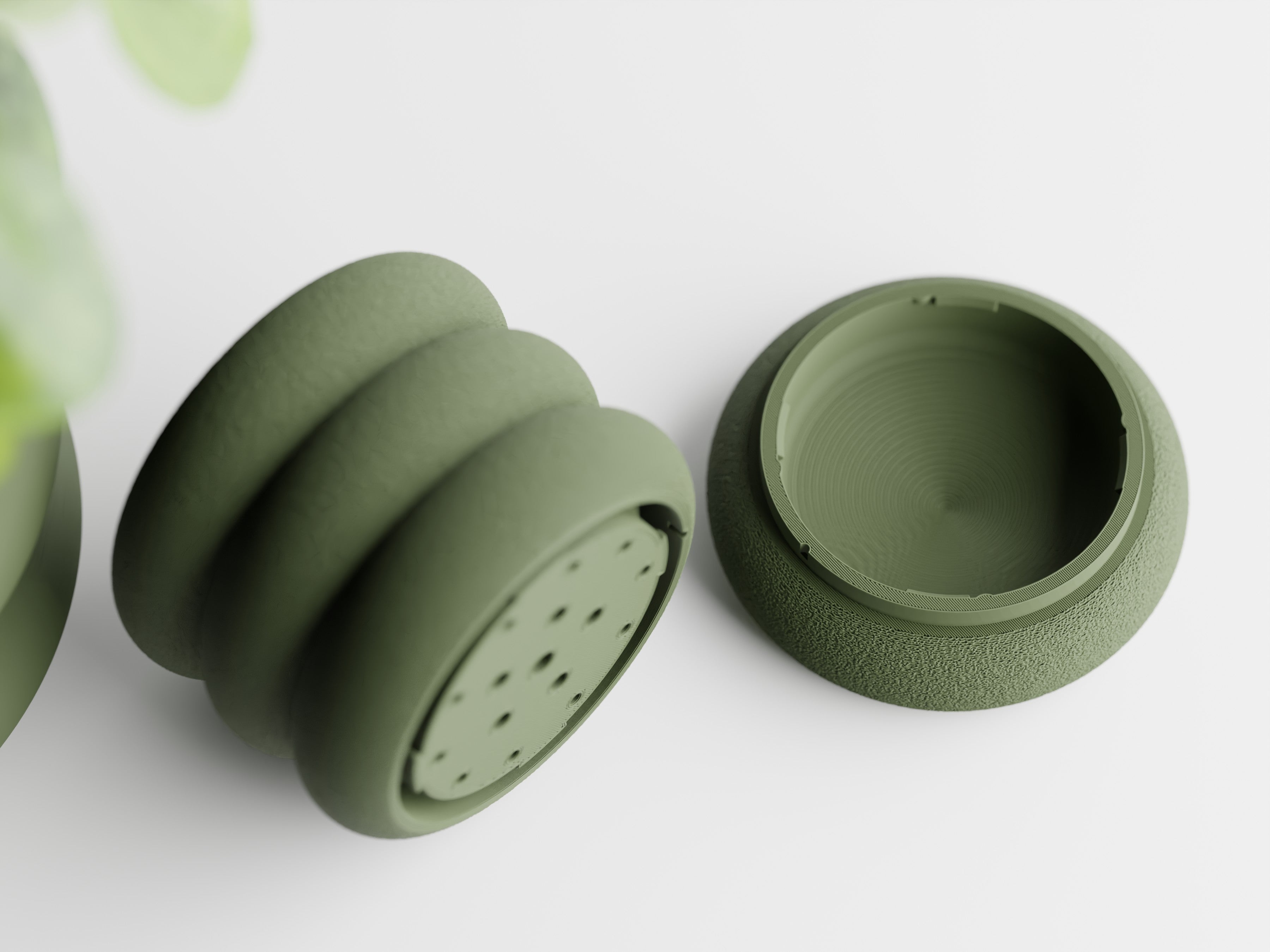 Fluxo Modular Planter with Drainage | 3D Printed Twist-Lock Planter | Modern Indoor Plant Pot