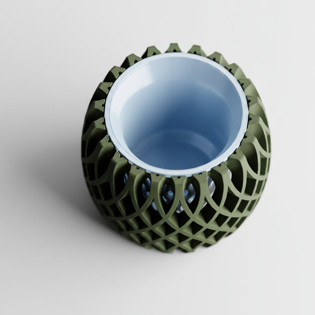 Interweave Planter – Two Part 3D Printed Modern Planter