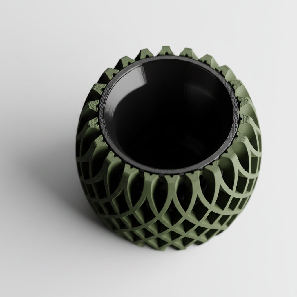 Interweave Planter – Two Part 3D Printed Modern Planter