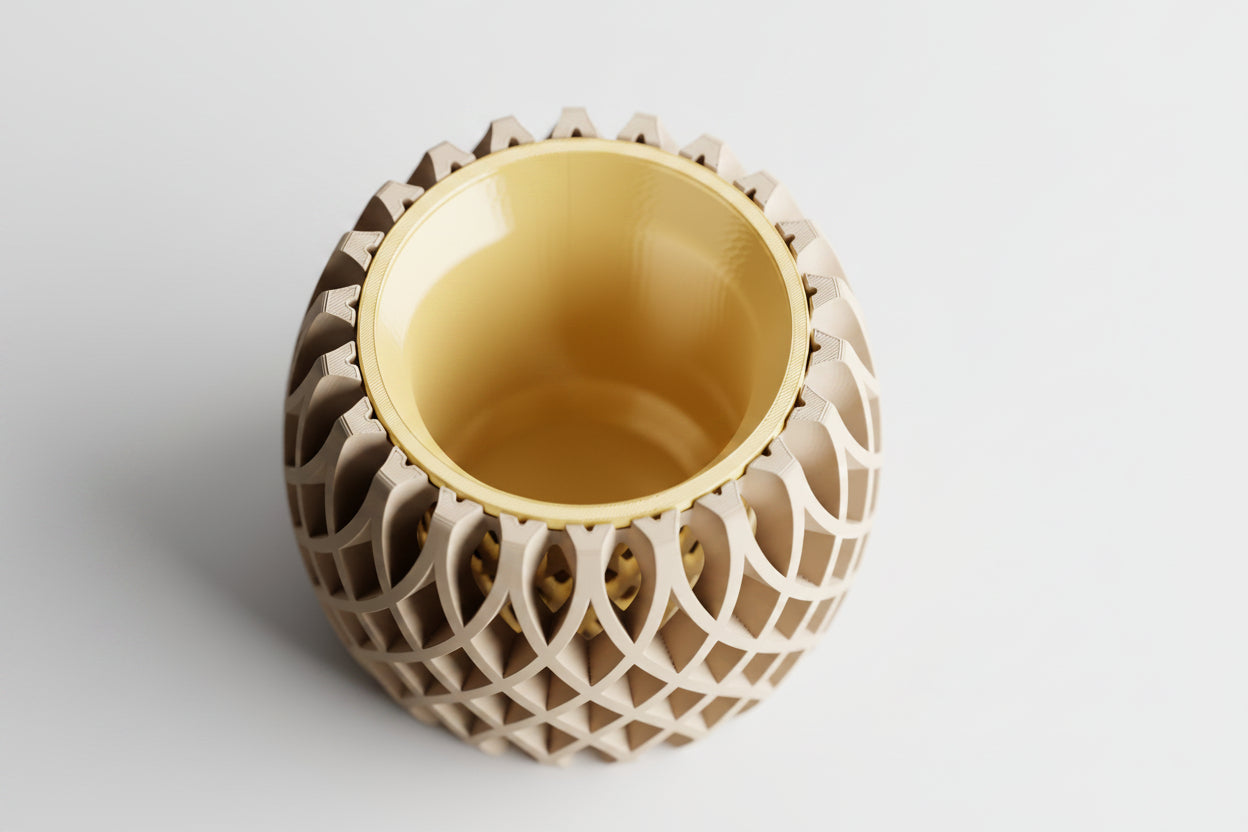 Interweave Planter – Two Part 3D Printed Modern Planter