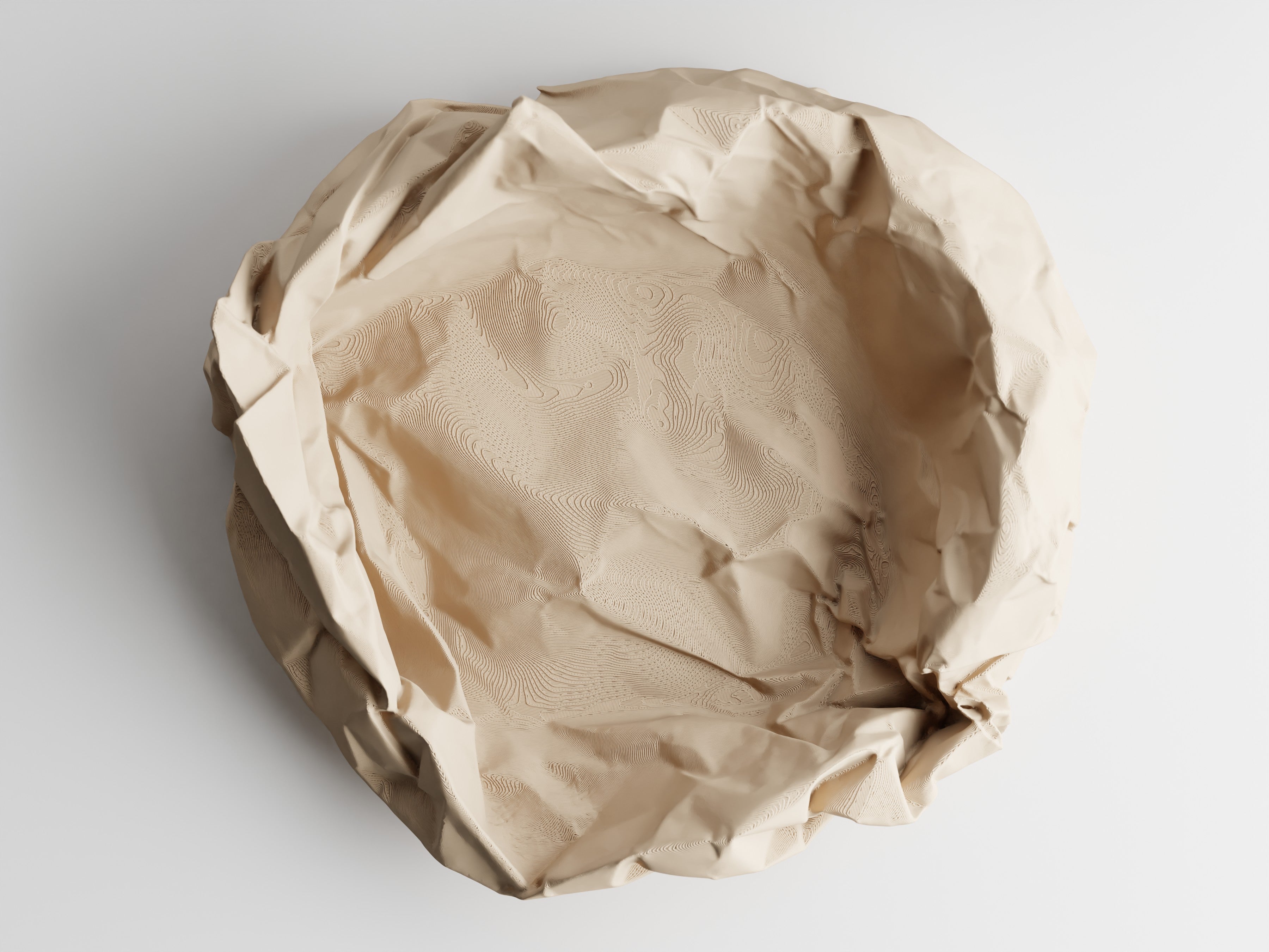 Crumpled Paper Bowl