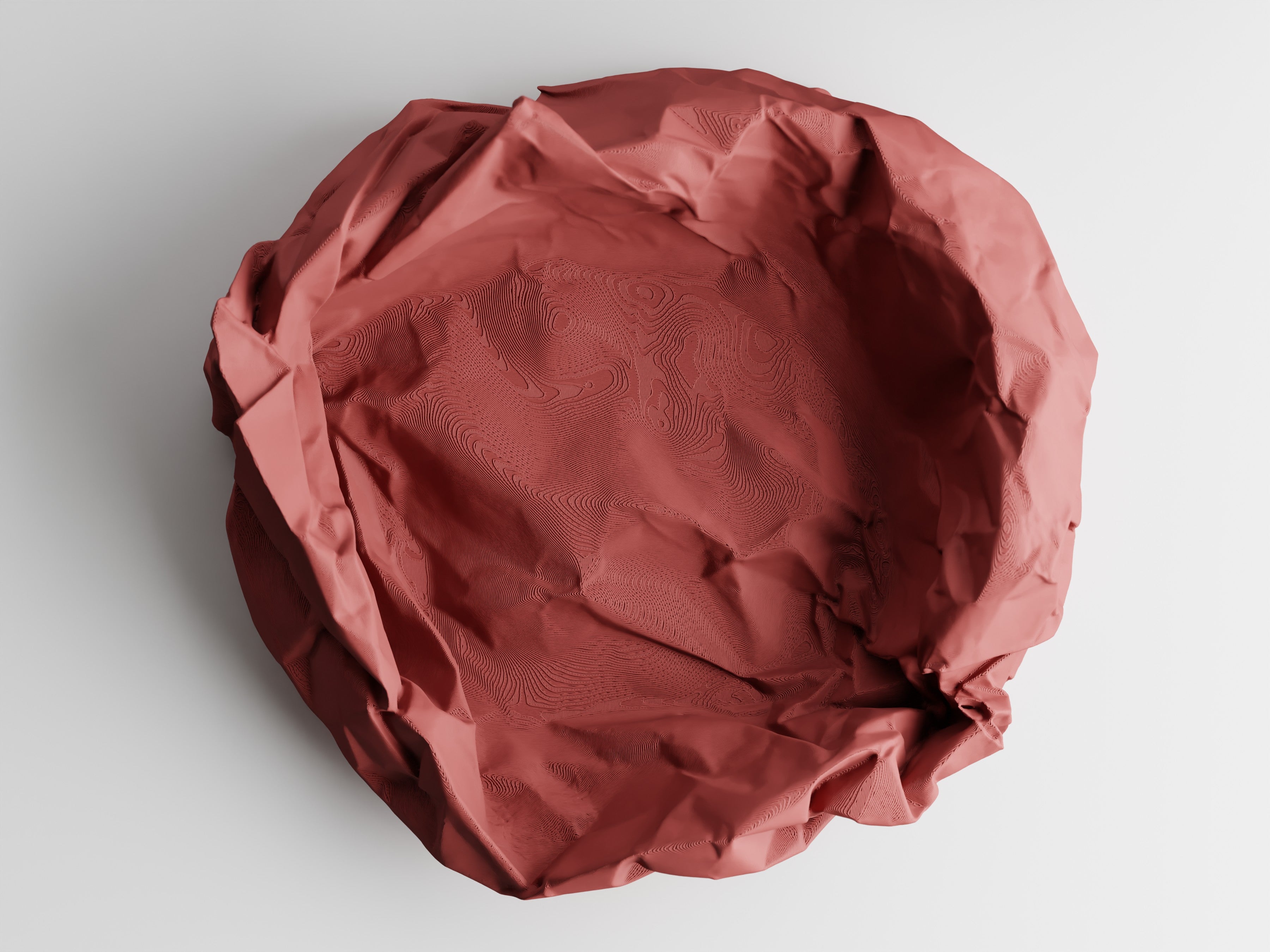 Crumpled Paper Bowl
