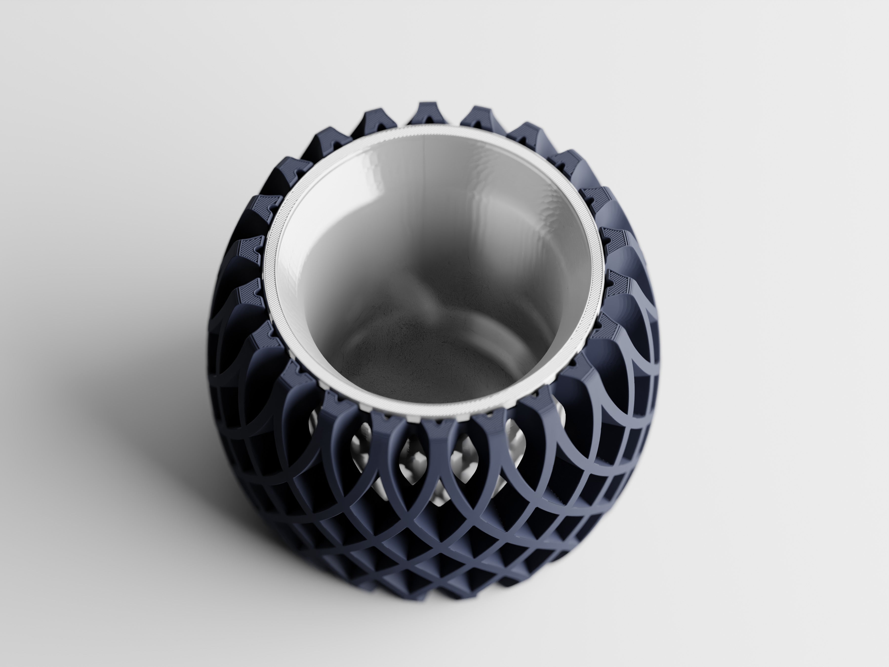Interweave Planter – Two Part 3D Printed Modern Planter