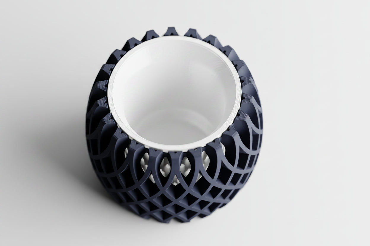 Interweave Planter – Two Part 3D Printed Modern Planter