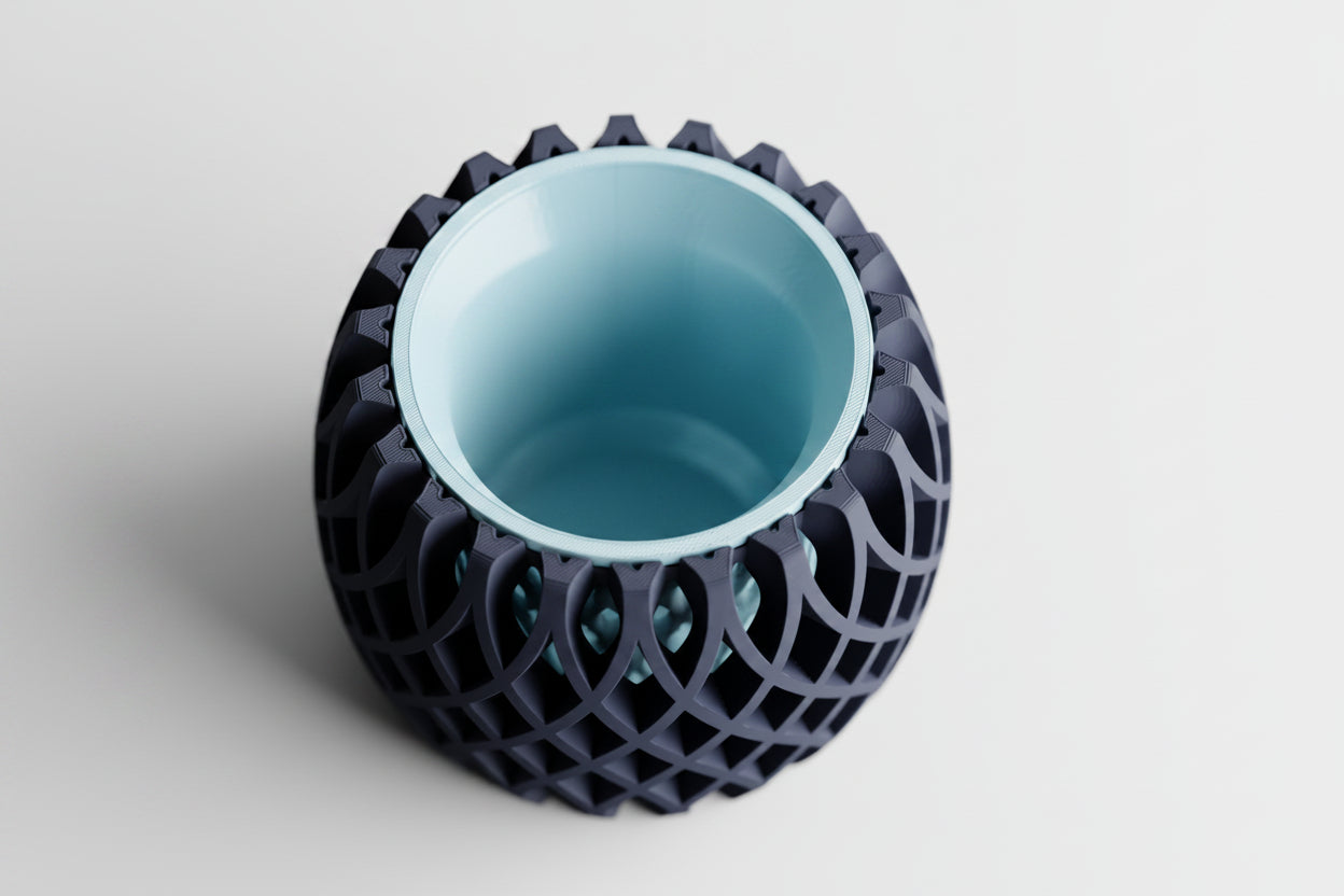 Interweave Planter – Two Part 3D Printed Modern Planter