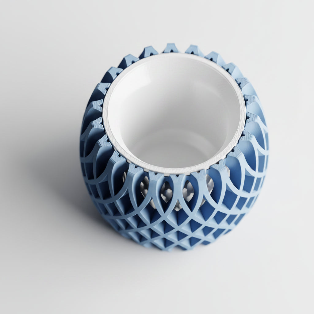 Interweave Planter – Two Part 3D Printed Modern Planter