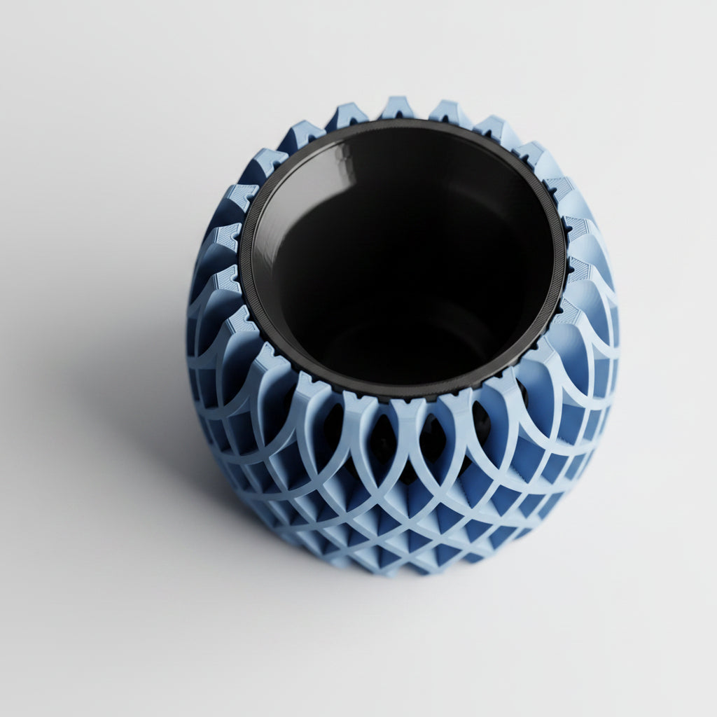 Interweave Planter – Two Part 3D Printed Modern Planter