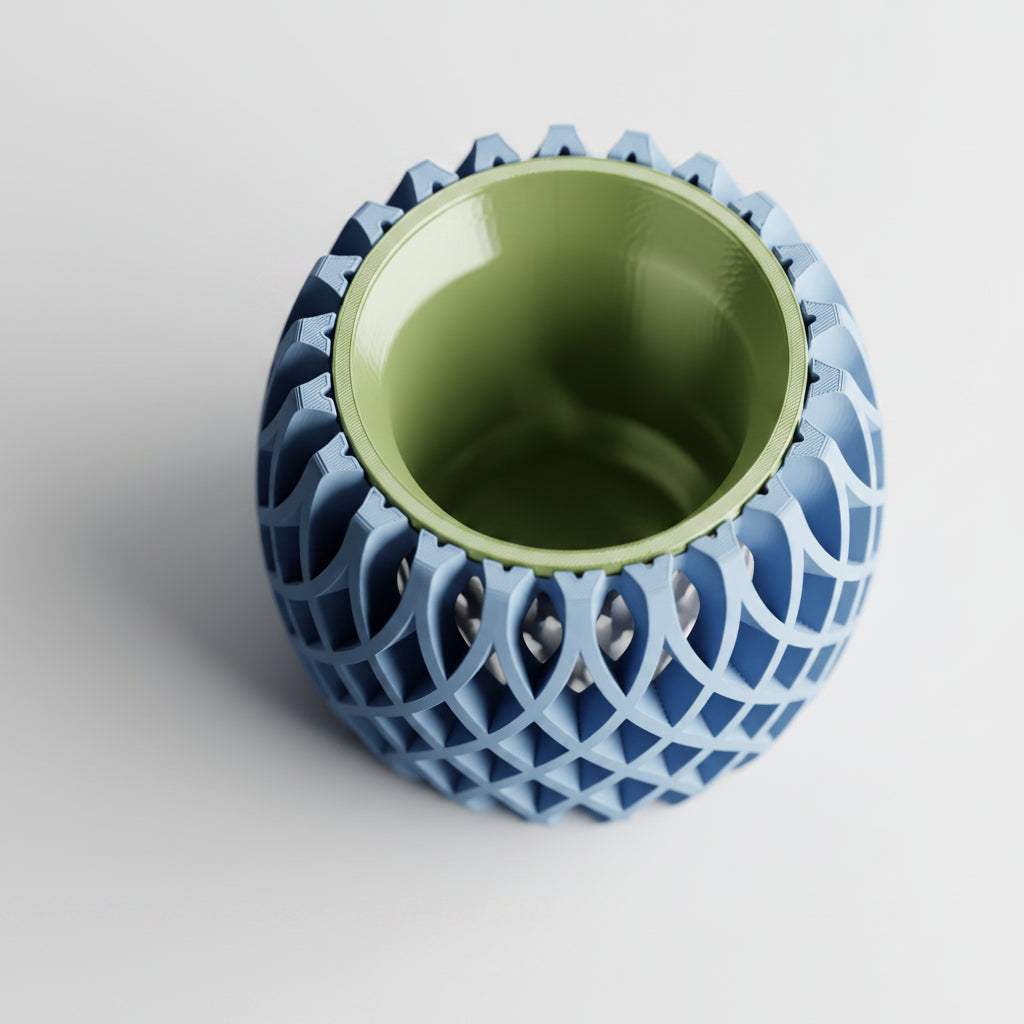 Interweave Planter – Two Part 3D Printed Modern Planter