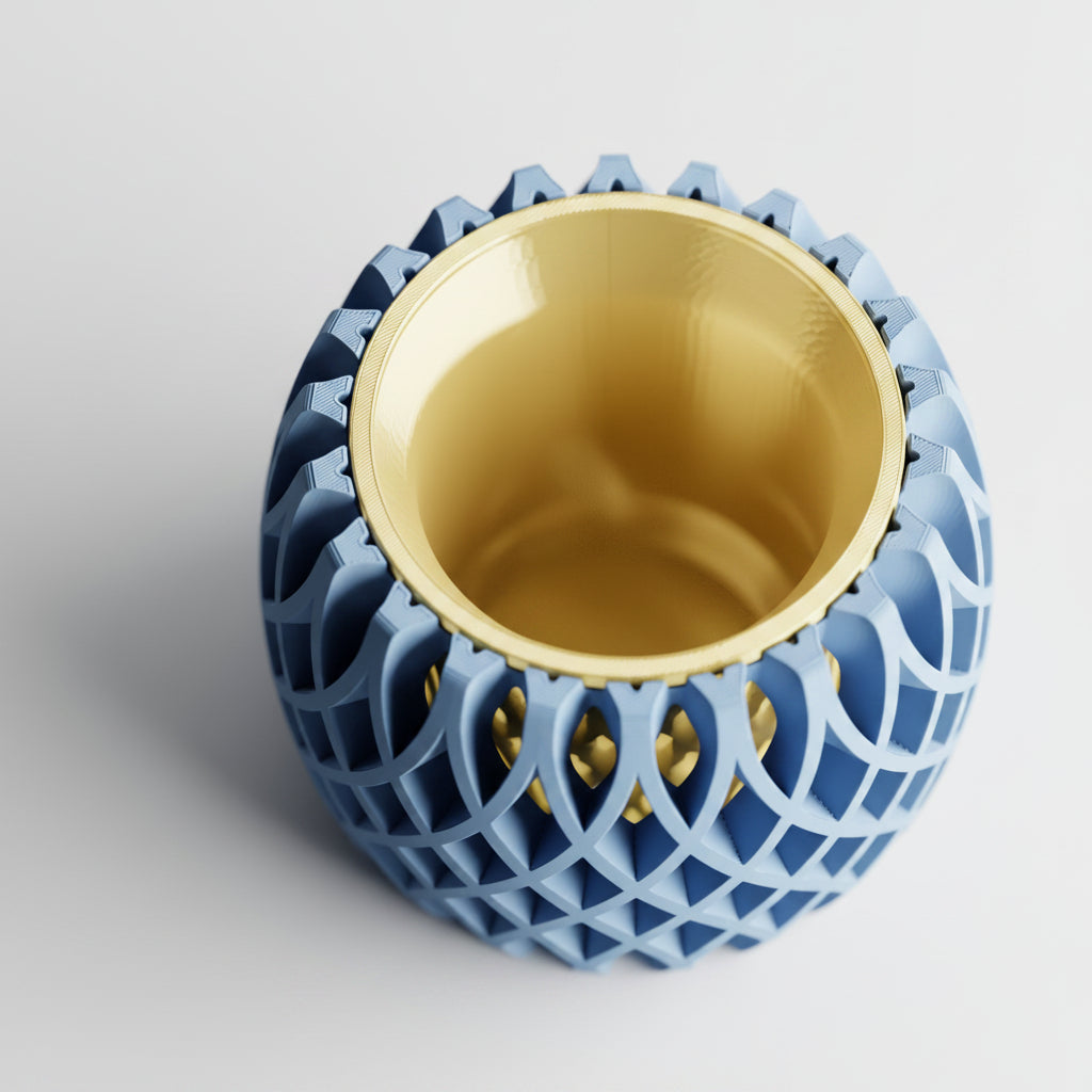 Interweave Planter – Two Part 3D Printed Modern Planter