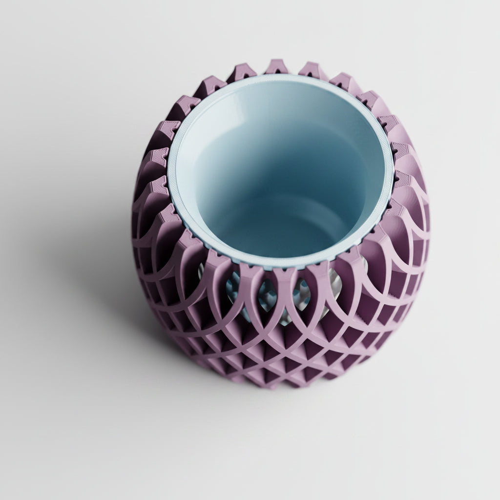 Interweave Planter – Two Part 3D Printed Modern Planter