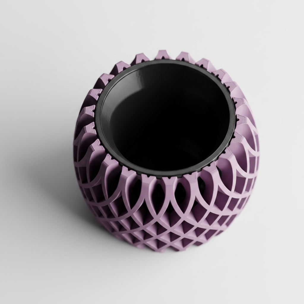 Interweave Planter – Two Part 3D Printed Modern Planter