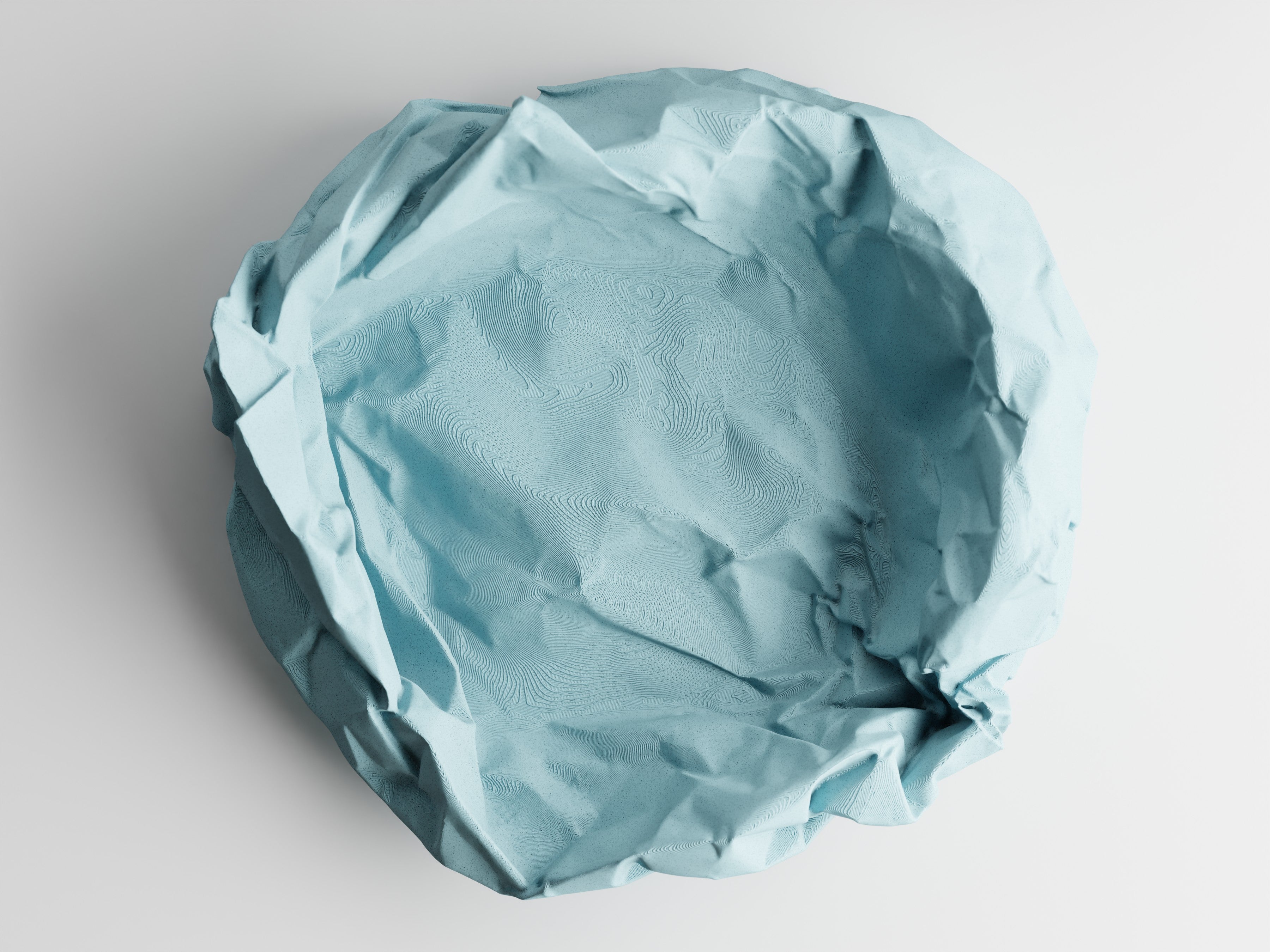 Crumpled Paper Bowl