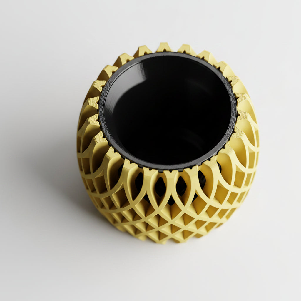 Interweave Planter – Two Part 3D Printed Modern Planter