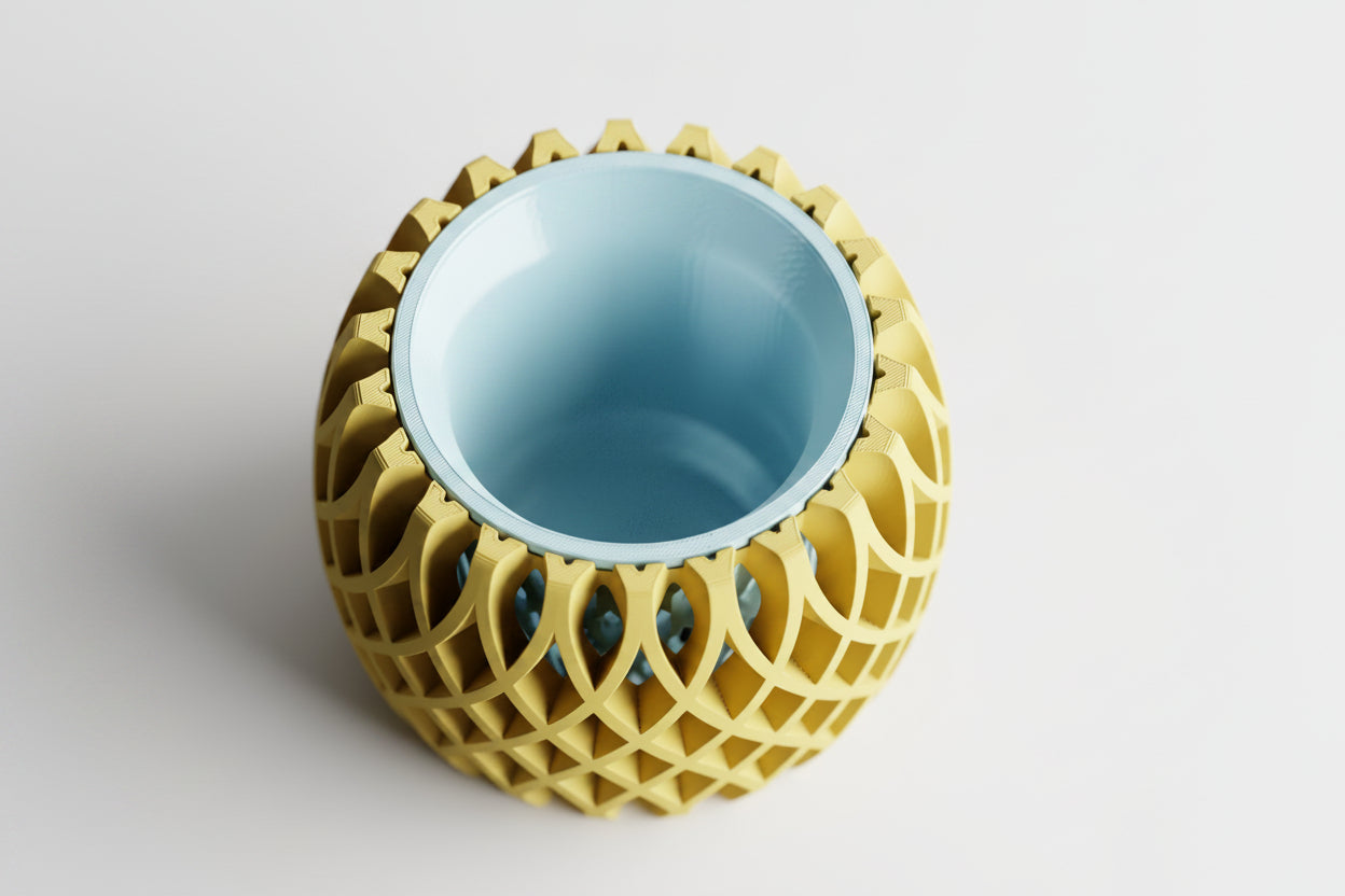 Interweave Planter – Two Part 3D Printed Modern Planter