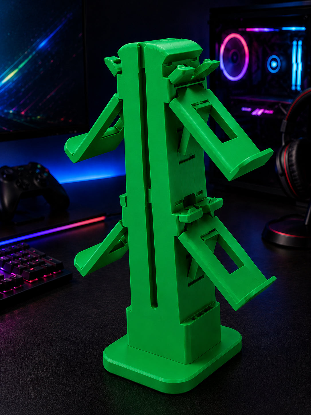 Gaming Tower Gen 2 Controller & Headset Organizer