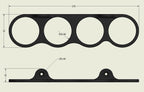 Silicone & Caulk Wall Mount – Tube Organizer (4-Hole or 5-Hole Options)