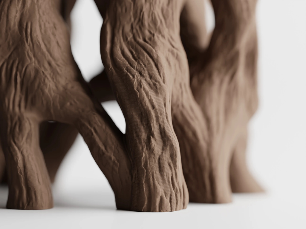 Arboris 3D Printed Plant Stand, Modular Planter Pedestal