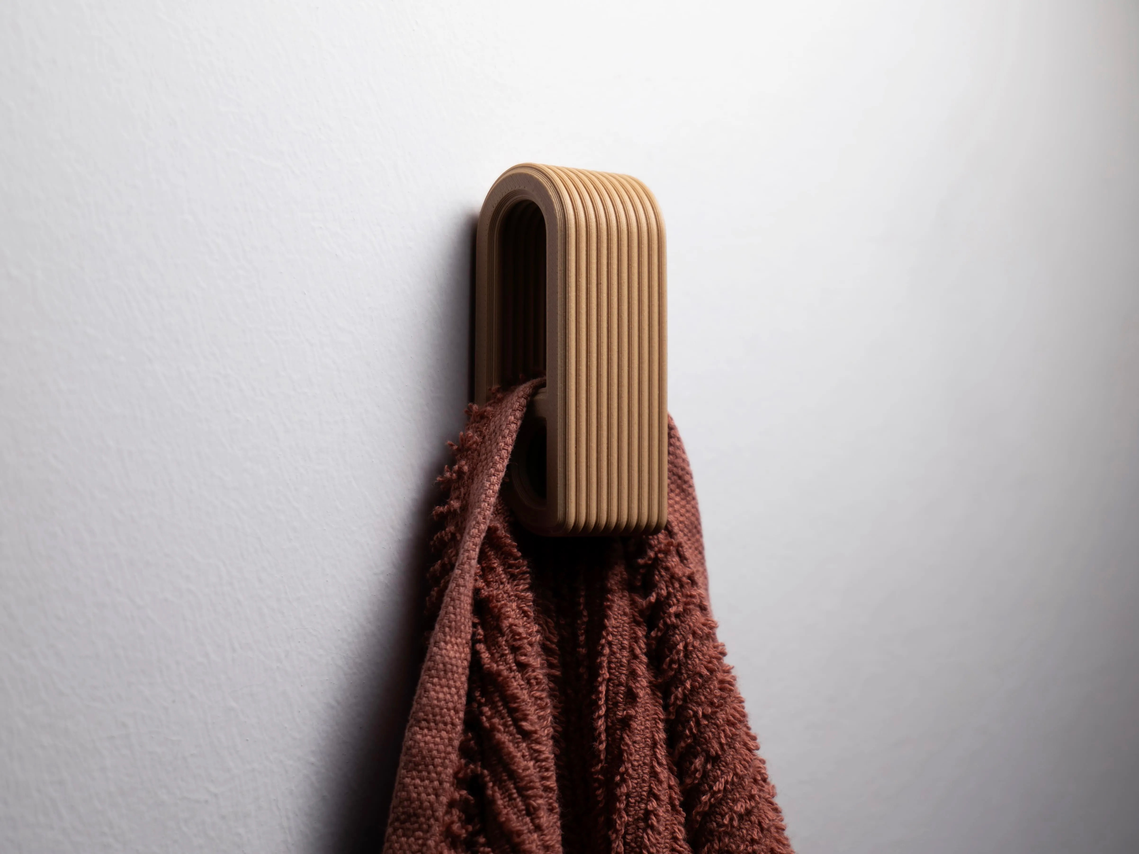 Pressure-Locked Towel Hanger | Auto-Locking Wall Towel Holder