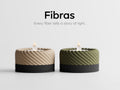 Fibras Rope Tealight Holder | Modern 3D Printed Candle Decor