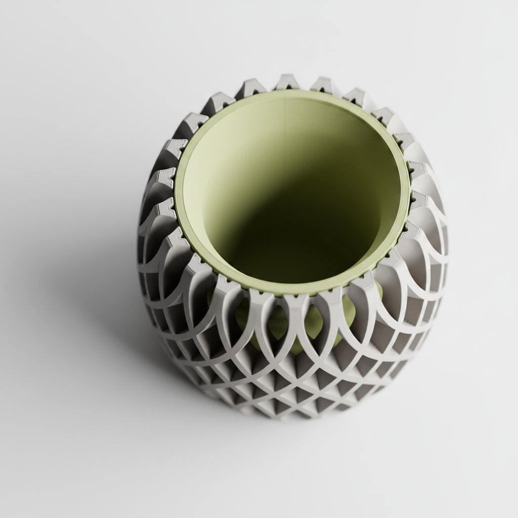Interweave Planter – Two Part 3D Printed Modern Planter