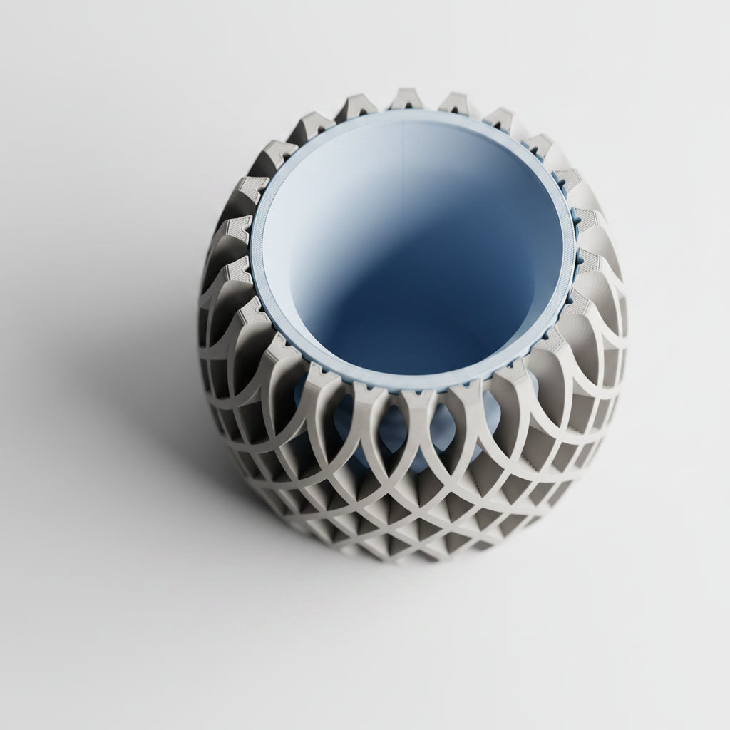 Interweave Planter – Two Part 3D Printed Modern Planter