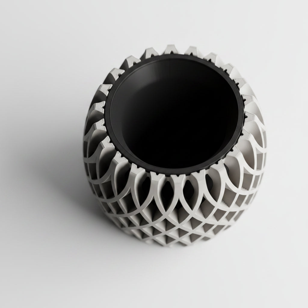 Interweave Planter – Two Part 3D Printed Modern Planter