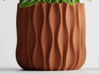 Modu Modern Planter | Elegant 3D Printed Planter for Houseplants & Herbs