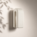 Auto-Locking Hanger – Gravity Towel Hook | Ribbed Minimalist Wall Hook