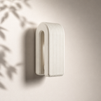 Auto-Locking Hanger – Gravity Towel Hook | Ribbed Minimalist Wall Hook
