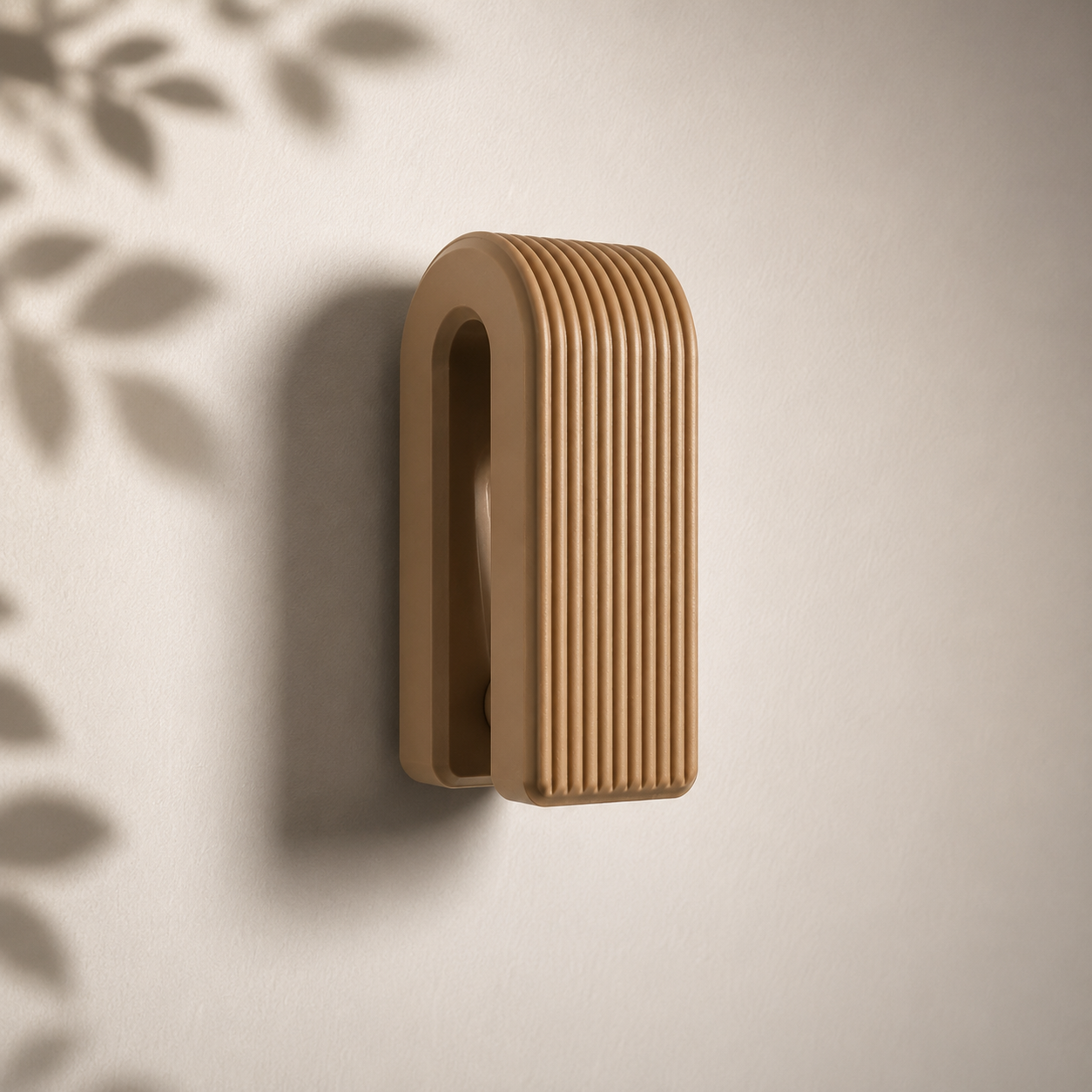 Auto-Locking Hanger – Gravity Towel Hook | Ribbed Minimalist Wall Hook
